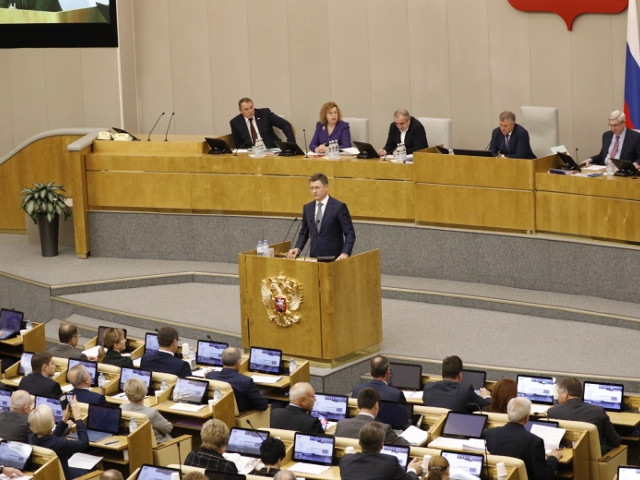 Александр Новак выступил с докладом в рамках «правительственного часа» в Государственной Думе РФ