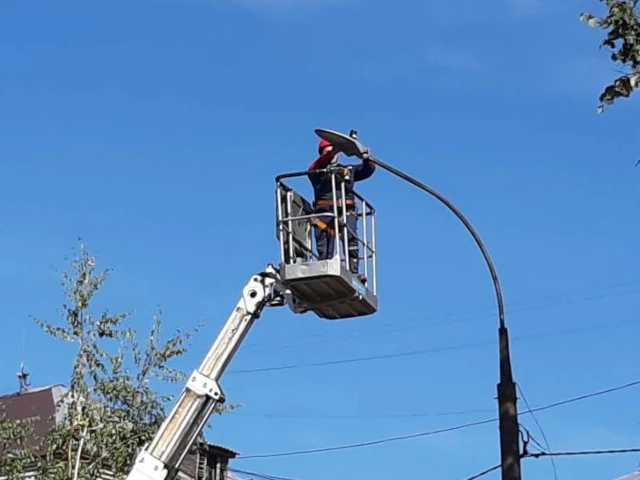 В Лукоянове заменили около 1200 уличных фонарей в рамках энергосервисного контракта
