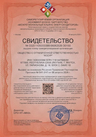Выдача свидетельства (допуска) саморегулируемой организации в области энергетического обследования (СРО энергоаудиторов)